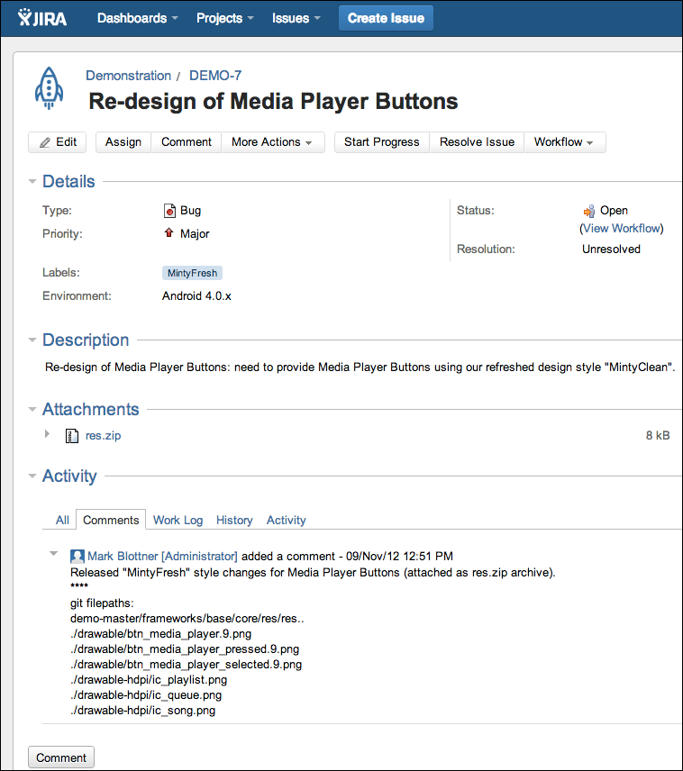 Jira screenshot