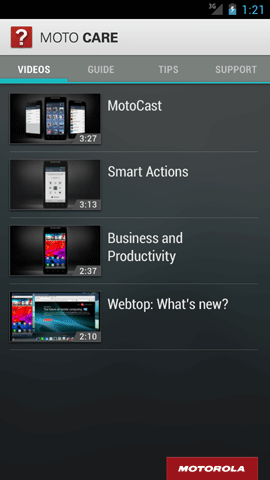 Revo mockup screen